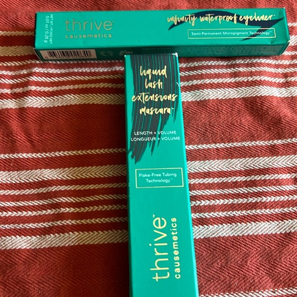 thrive causemetics Other - Thrive cosmetics BOTH !infinity waterproof eyeliner &  extensions mascara blue